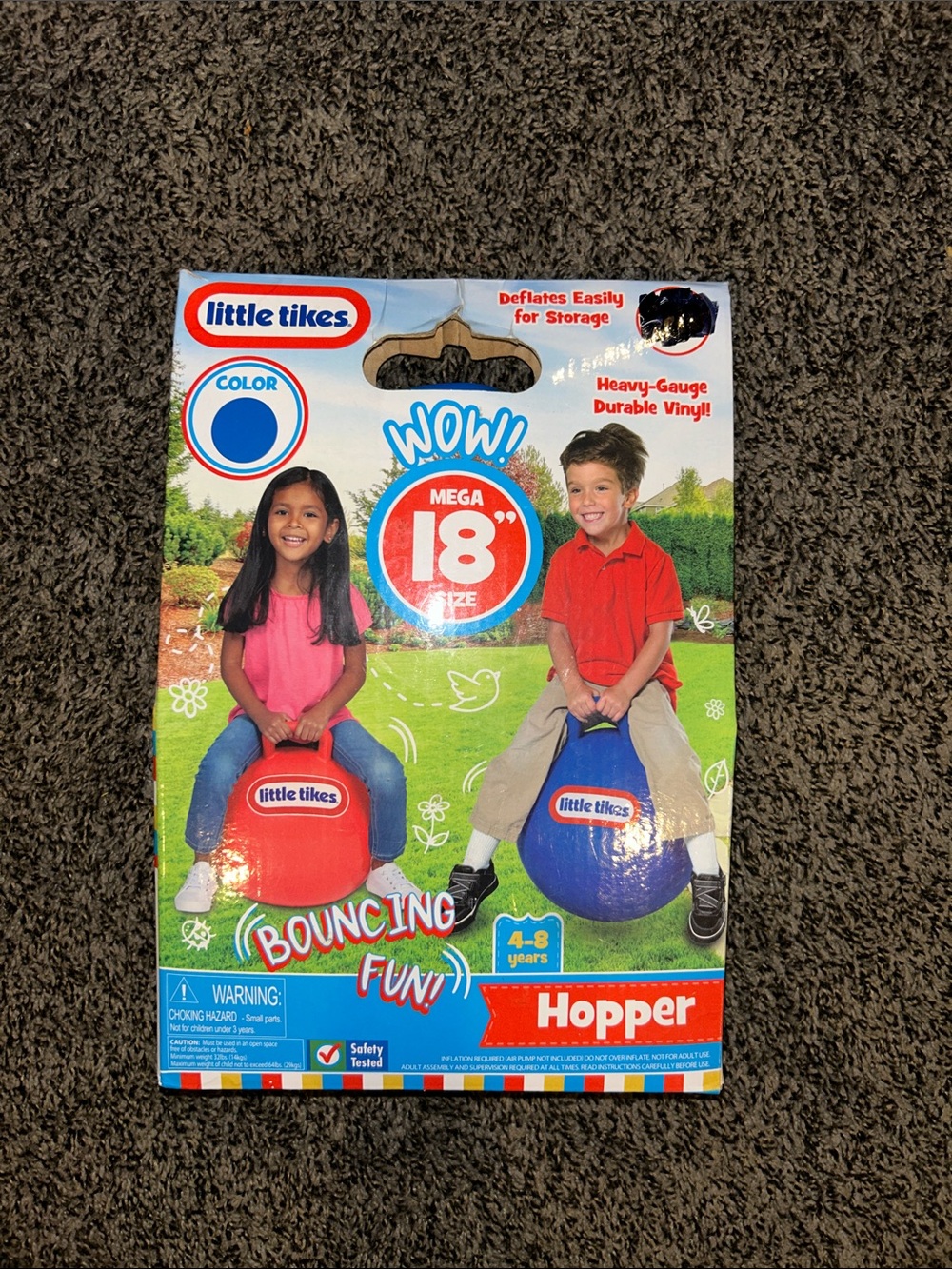 Little Tikes 18" Hopper Bouncing Toy - Blue
